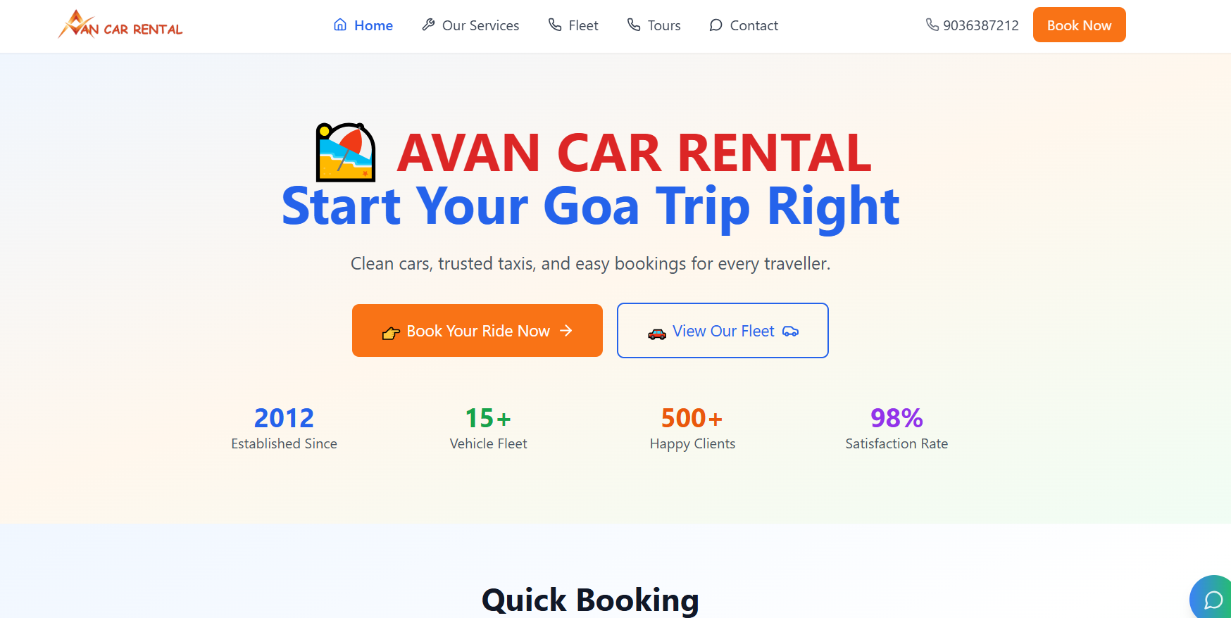 Car Rental Website